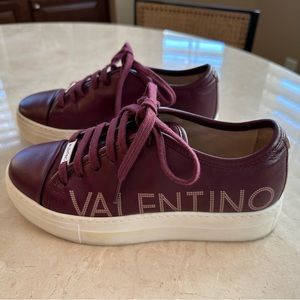 Valentino leather sneakers